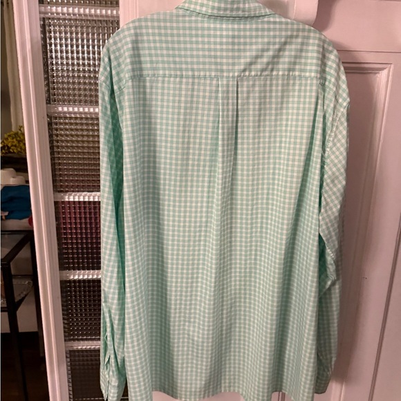 Vineyard Vines Performance Men’s Green Check XXL Long Sleeve Button Up - Picture 3 of 13
